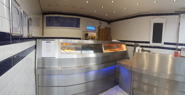 Enfield Town'da Satılık Fish and Chips