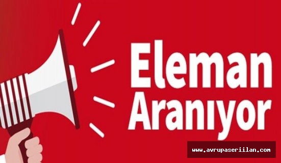 Yeni açılacak olan restoranda acil elemanlar aranıyor