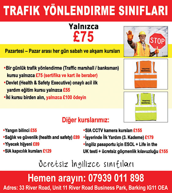 Trafik yönlendirme kursları ve çeşitli kurslar