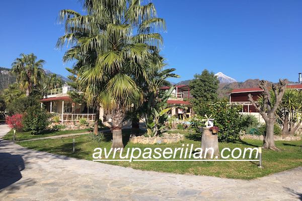 Olimpos Çıralı Antalya deniz tarih doğa manzaralı satılık havuzlu ev arazi