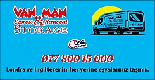 Van Man Express and Removal Storage ile Londra'nın heryerine eşya taşınır!
